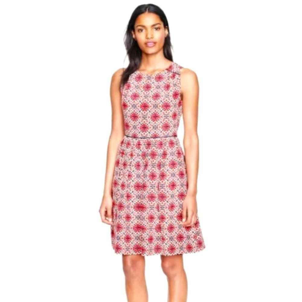 J. Crew California Poppy Silk Dress
